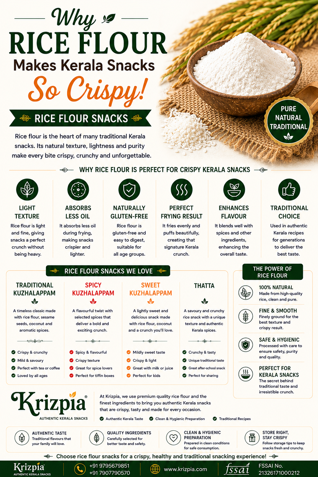 Why Rice Flour Makes Kerala Snacks Special